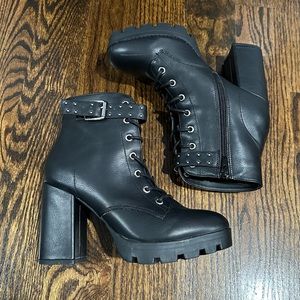 Madden Girl Combat Boots